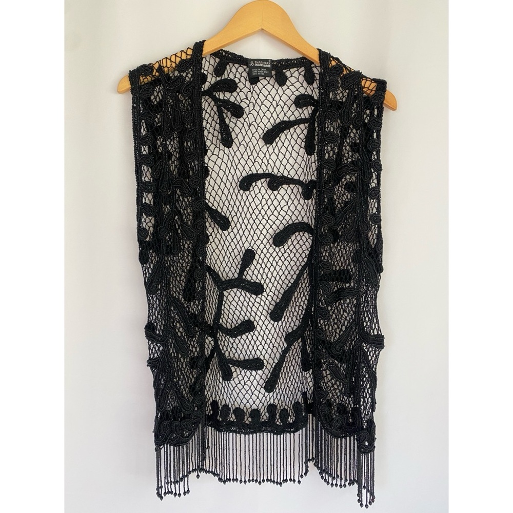Sharmark Las Vegas Beaded Vest 1993 Vintage
